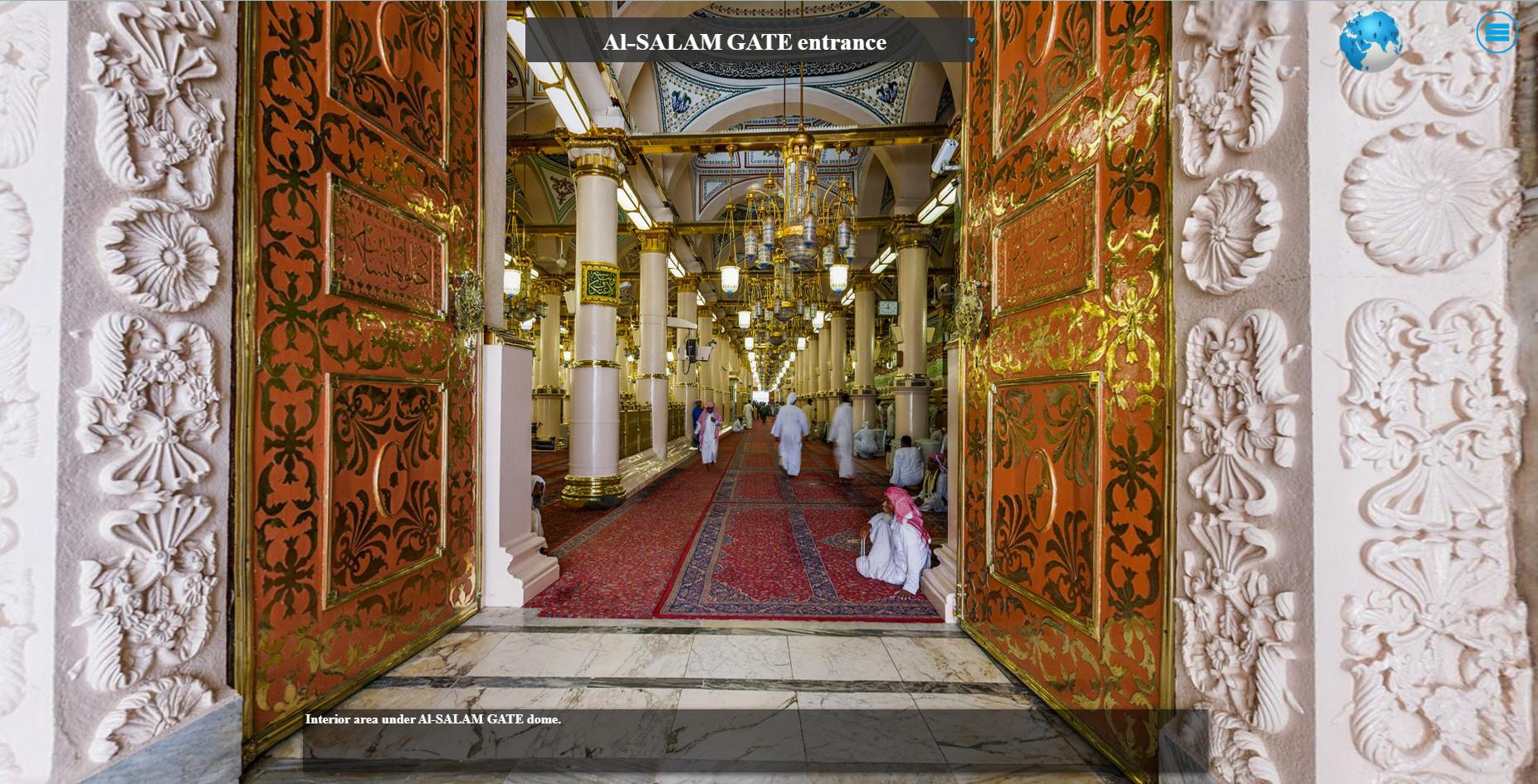 Virtual Tour In Al-Masjid-Al-Nabawi